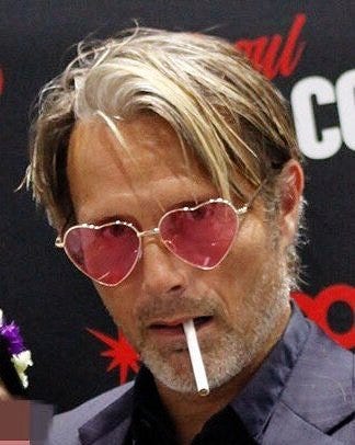 Mads mikkelsen pink sales hoodie