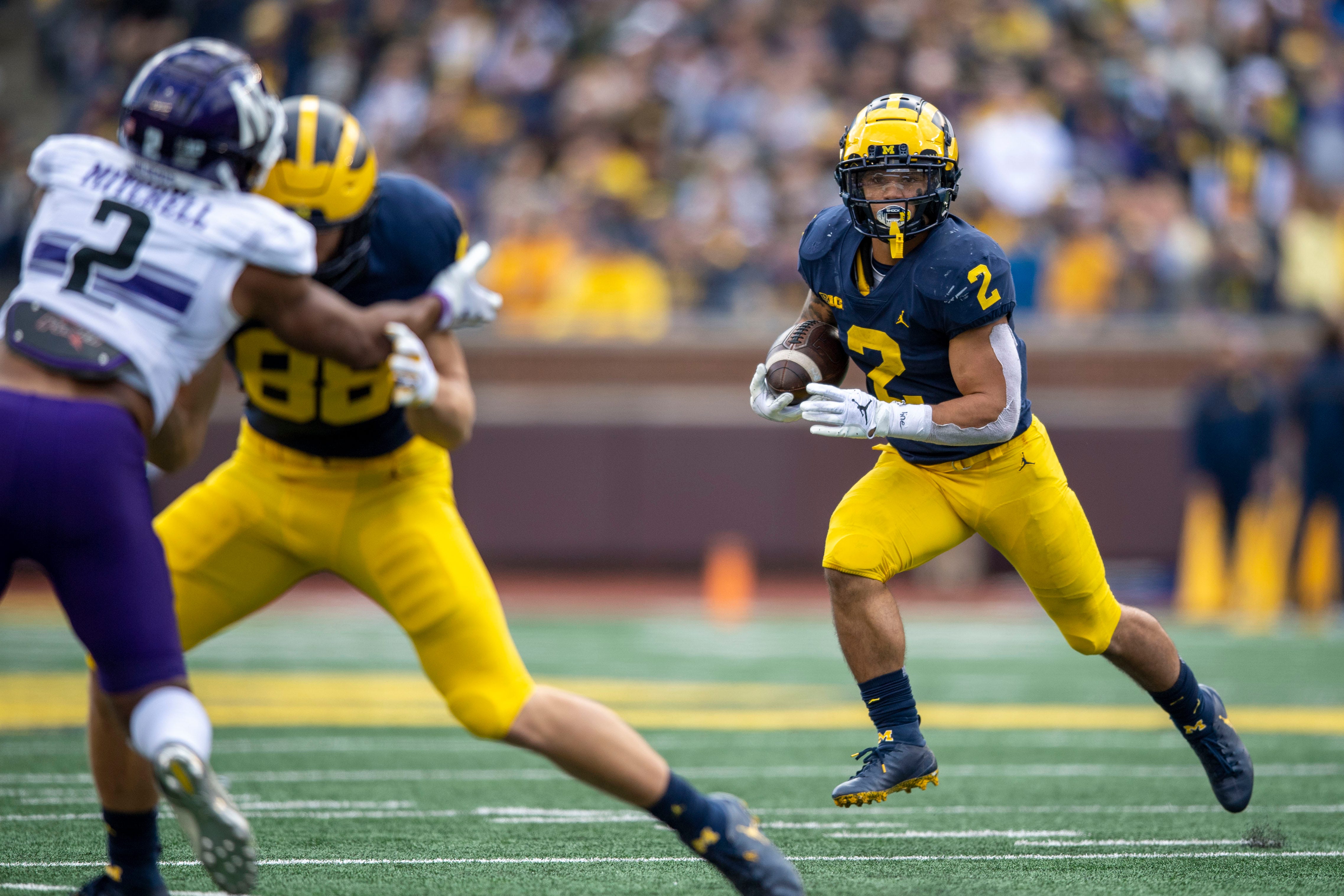 Corum Haskins Could Become Michigan s Second Running Back Combo