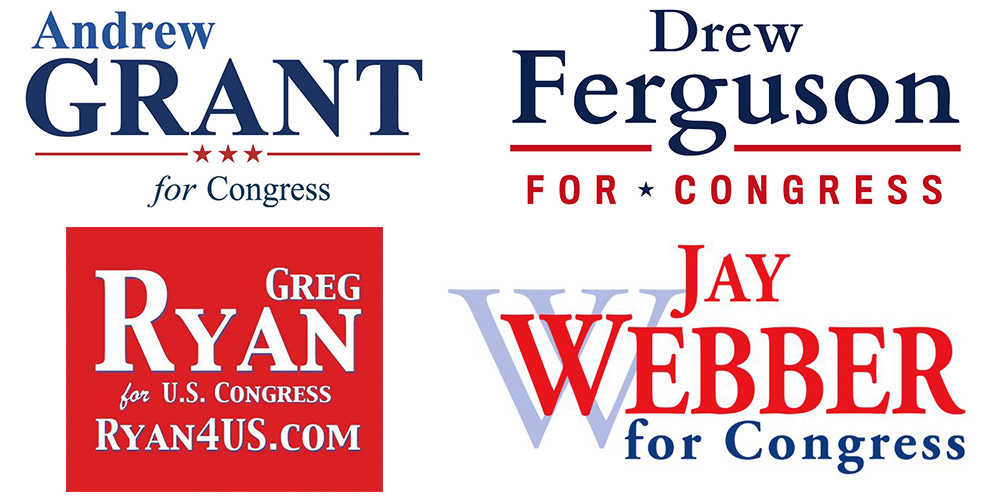 Why political designers use certain fonts for specific candidates