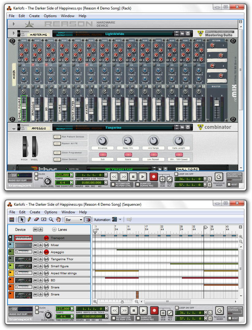 User interface case study Propellerheads Figure