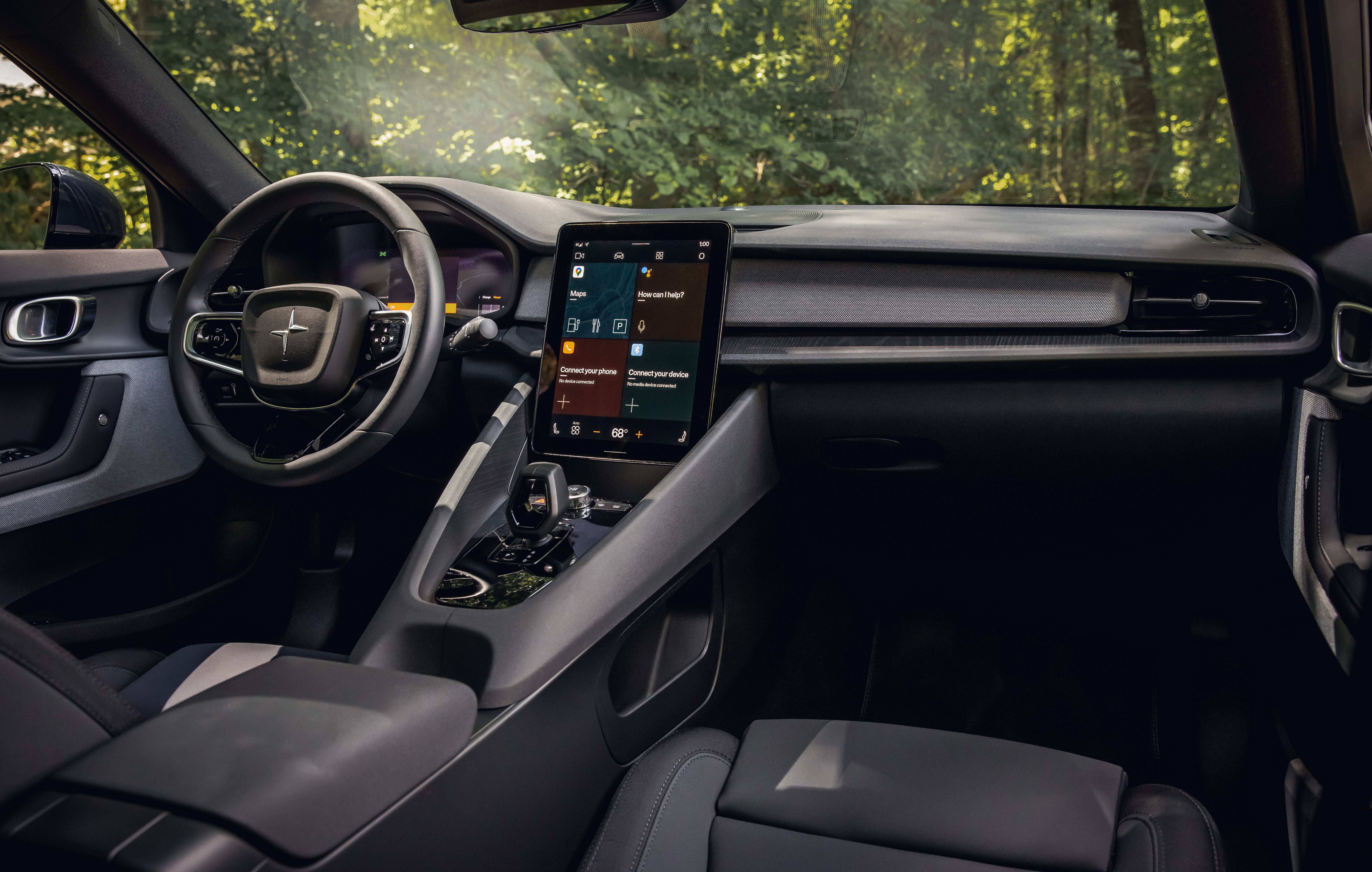 2021 polestar online 2 interior