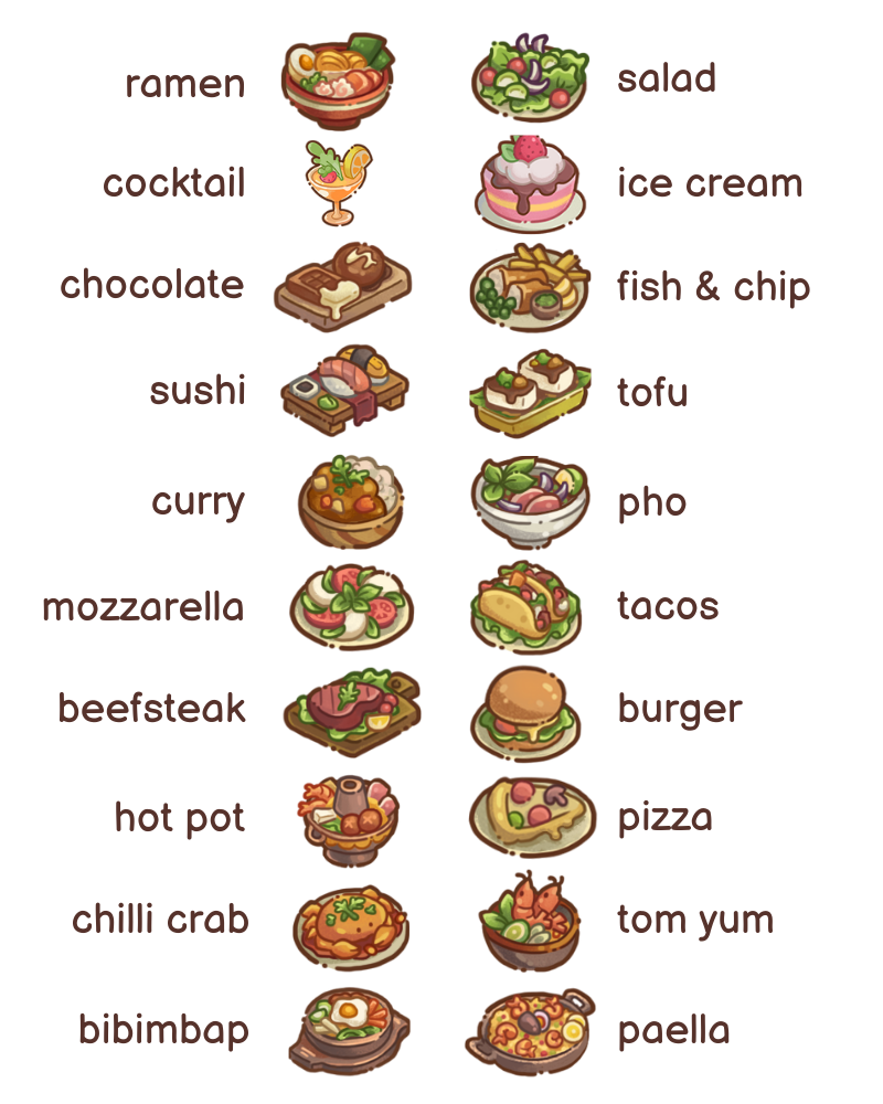 Various Dishes in Dine Together by Dine Together