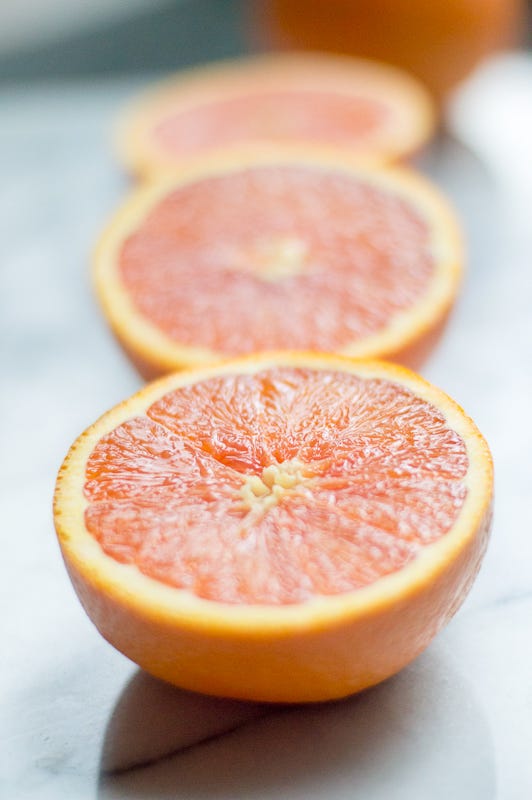 Cara Cara Orange Sherbet by Reba Toloday reba cooks