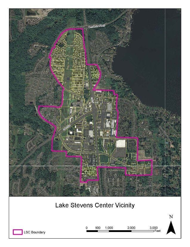 The Four Cores of Lake Stevens: Frontier Village, Downtown, Costco ...