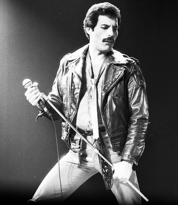 Freddie mercury deals black leather jacket