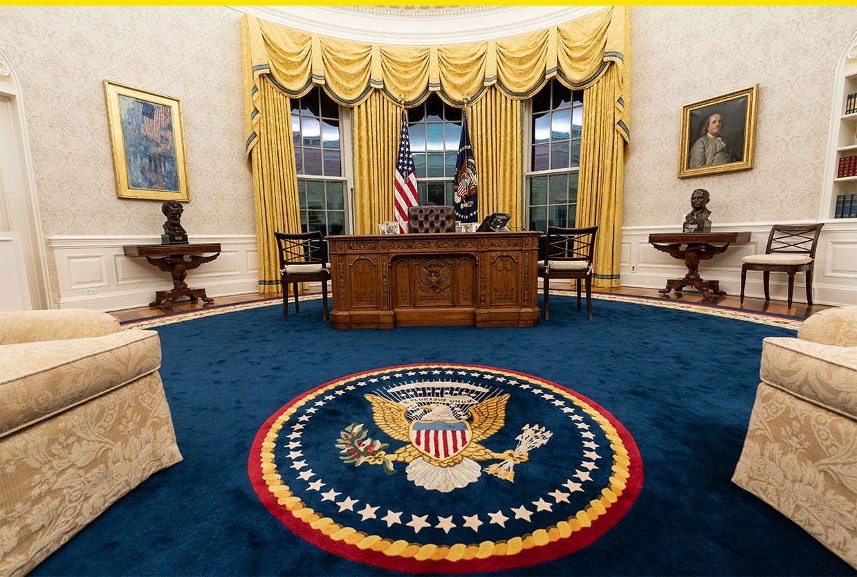 What we can learn from Biden's Oval Office art and decor choices