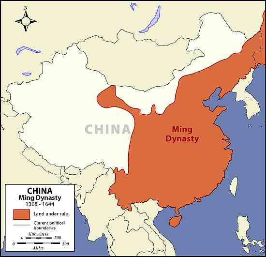 The fall of the Ming Dynasty