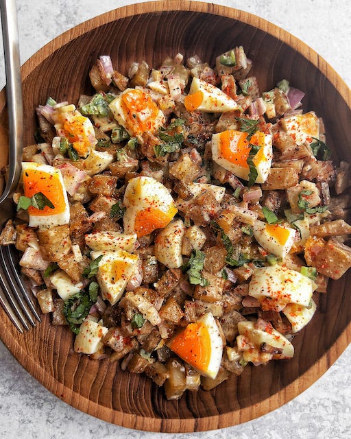 Potato & Egg Breakfast Bowl - by Carina Wolff