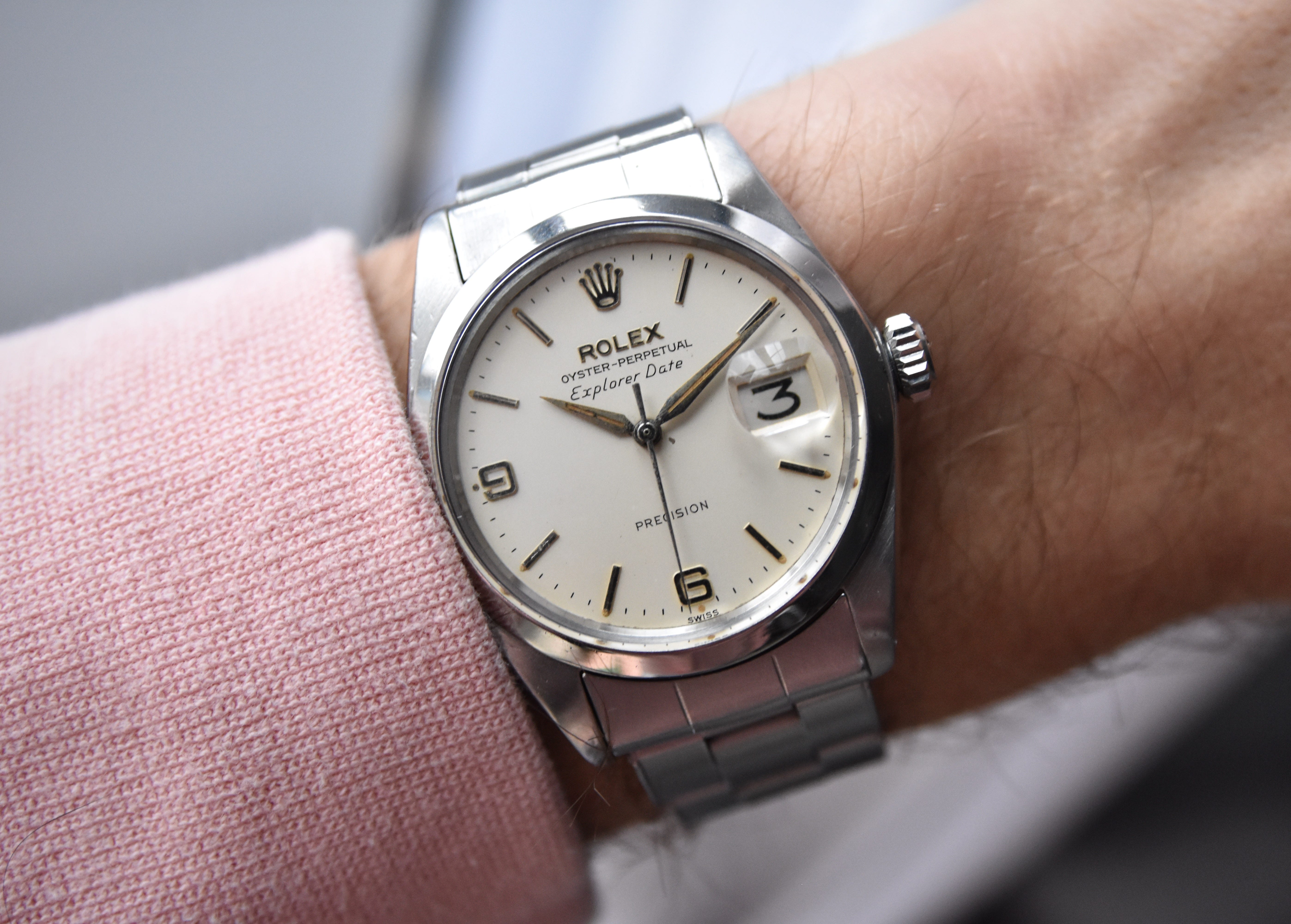 Rolex explorer date shop