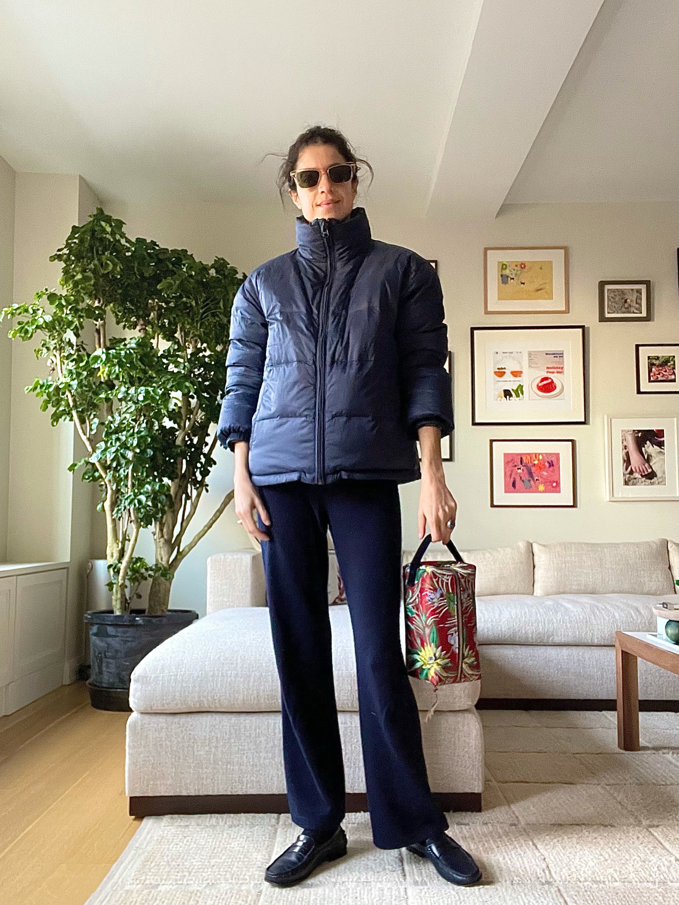 How do you make a puffer look chic