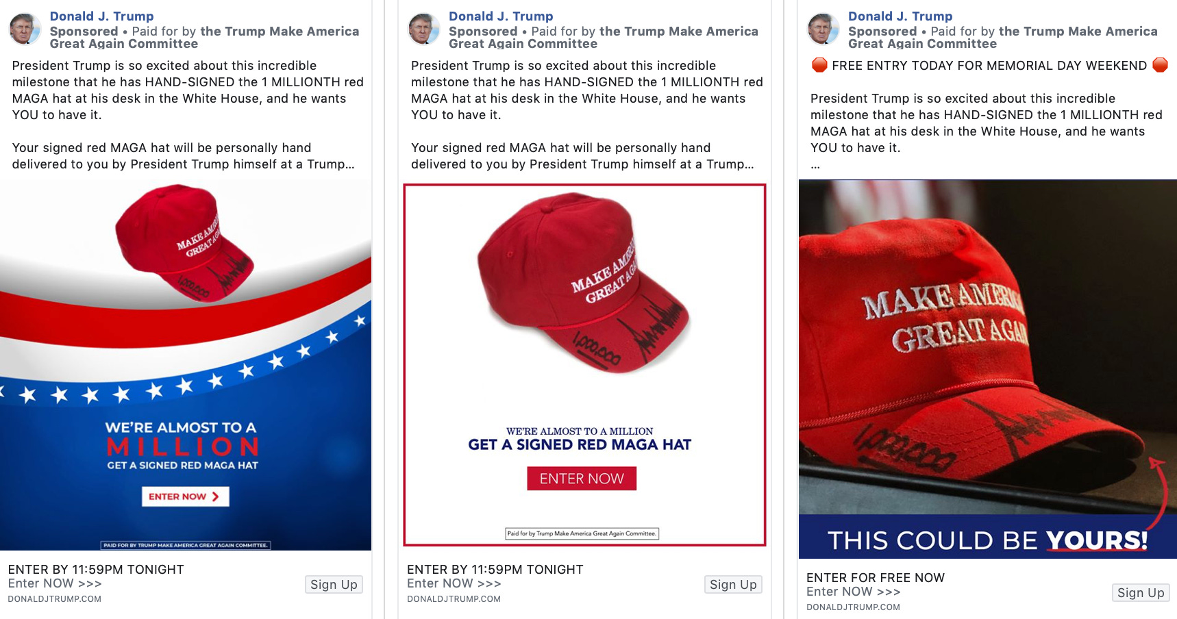 Trump hats made in clearance america