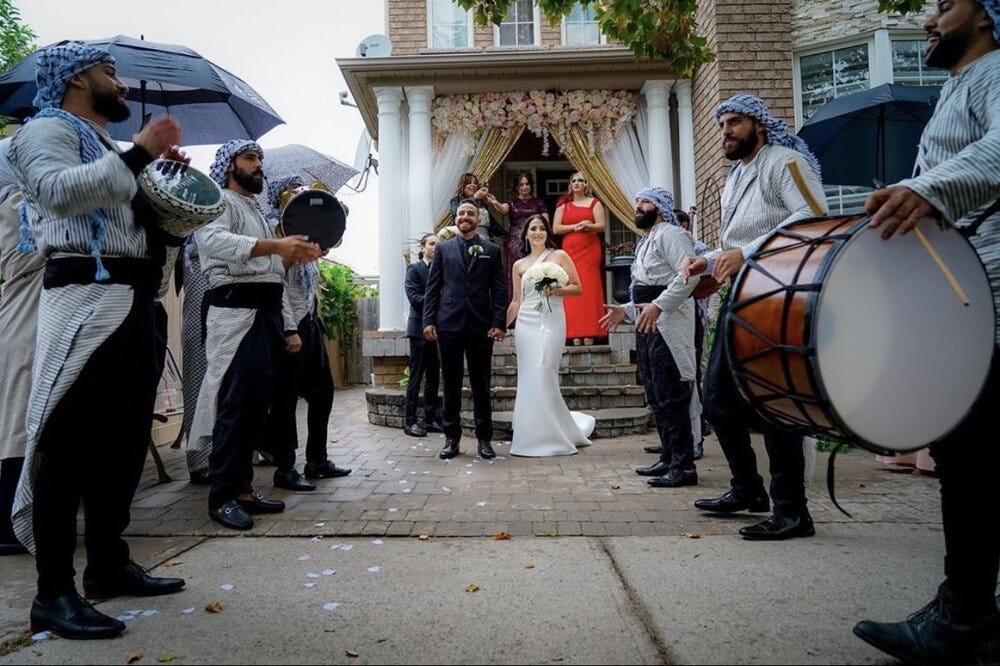 The zaffa A Middle Eastern wedding march