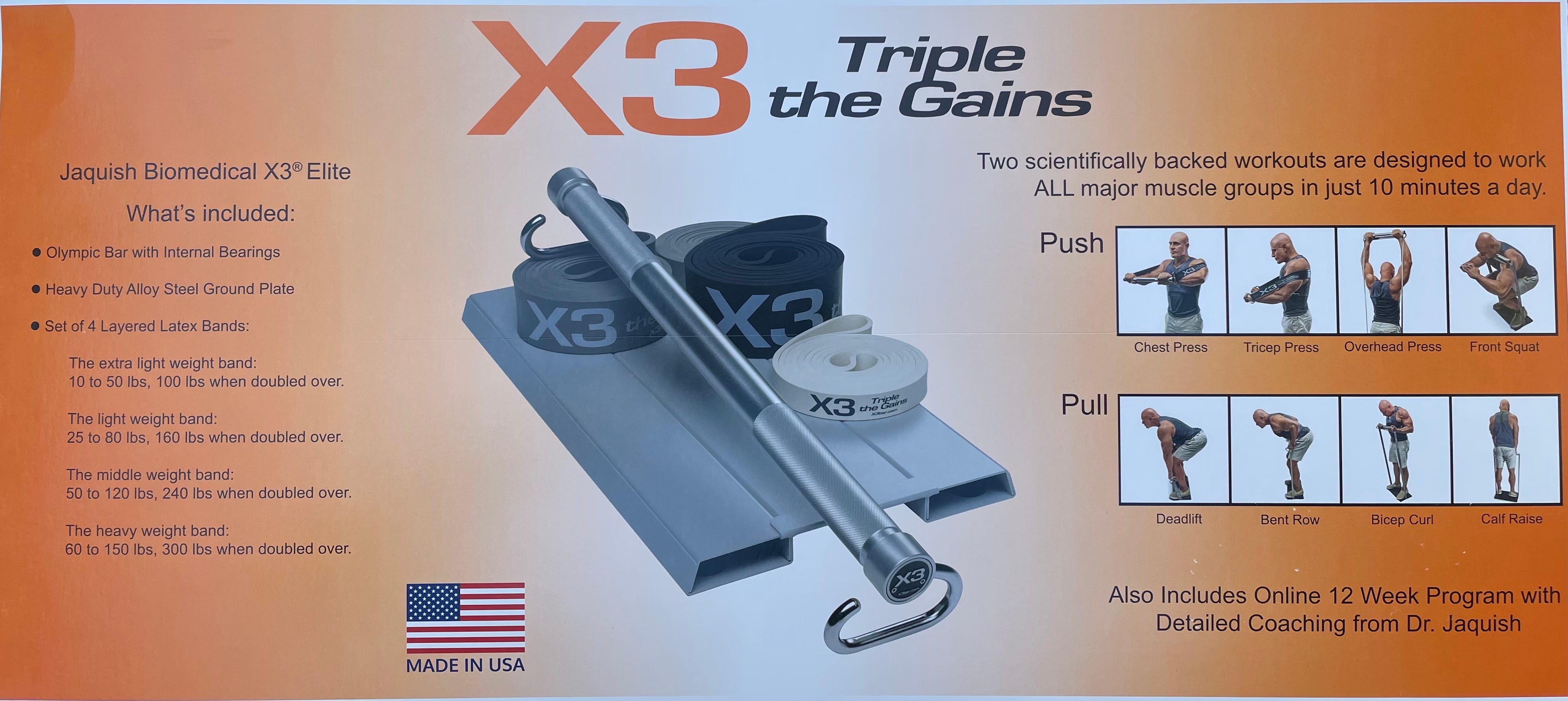 X3 bar chest 2025 press