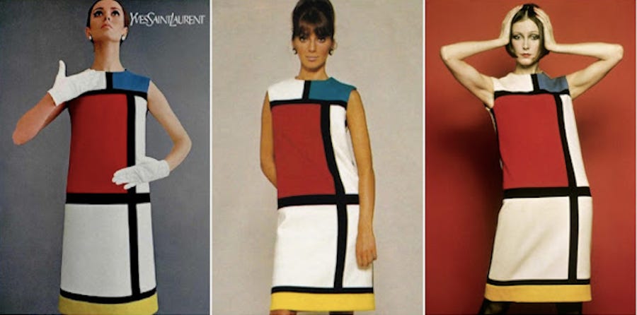 Yves saint laurent piet mondrian dress on sale