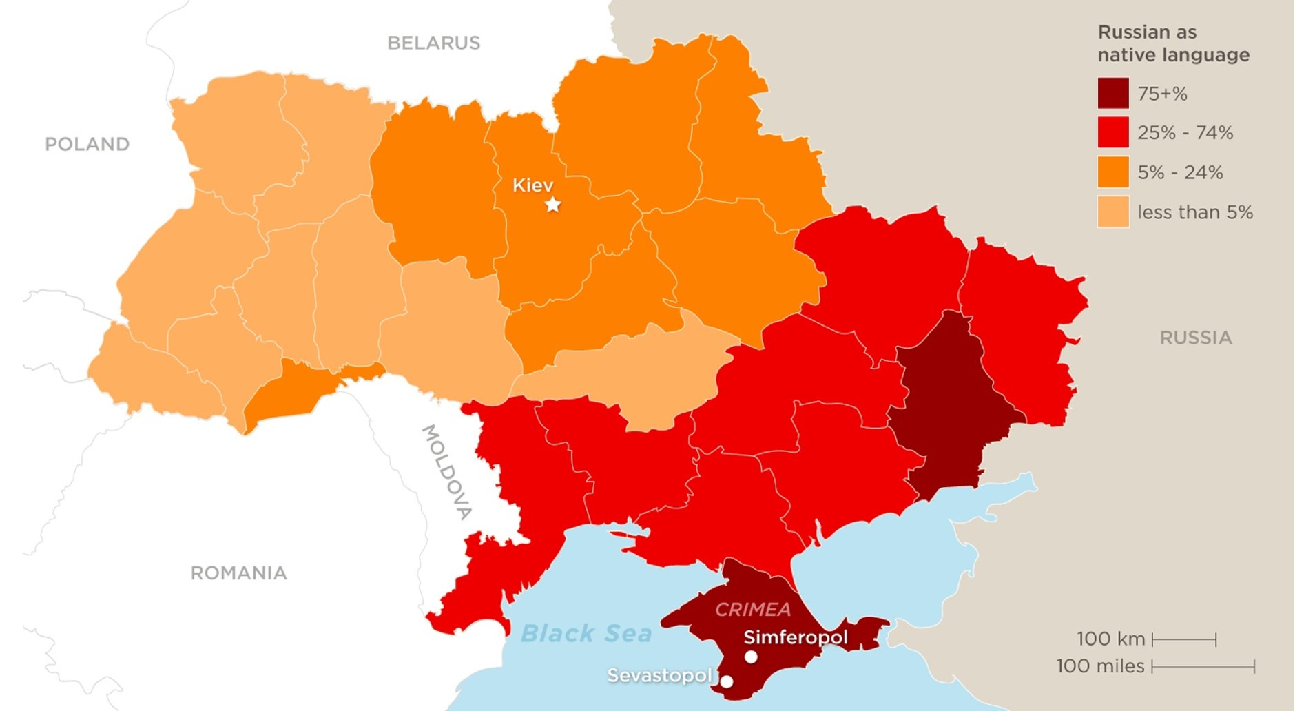 Earthling Ukraine's demographic fault lines