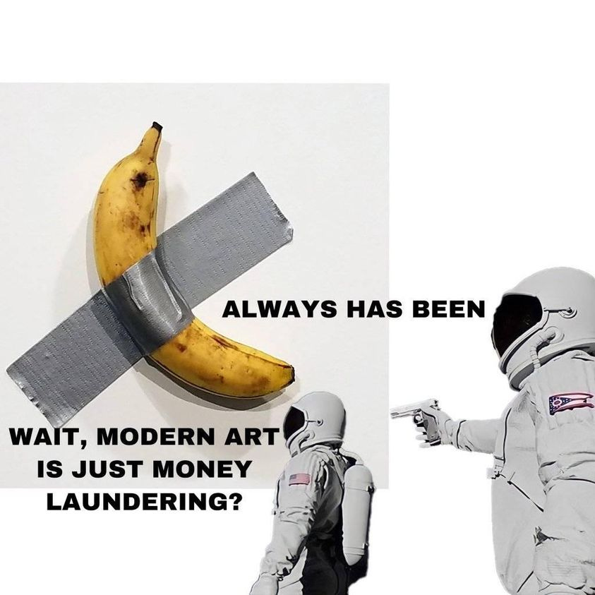 Money Laundering and Modern Art Modern Art Was Developed as a Vehicle