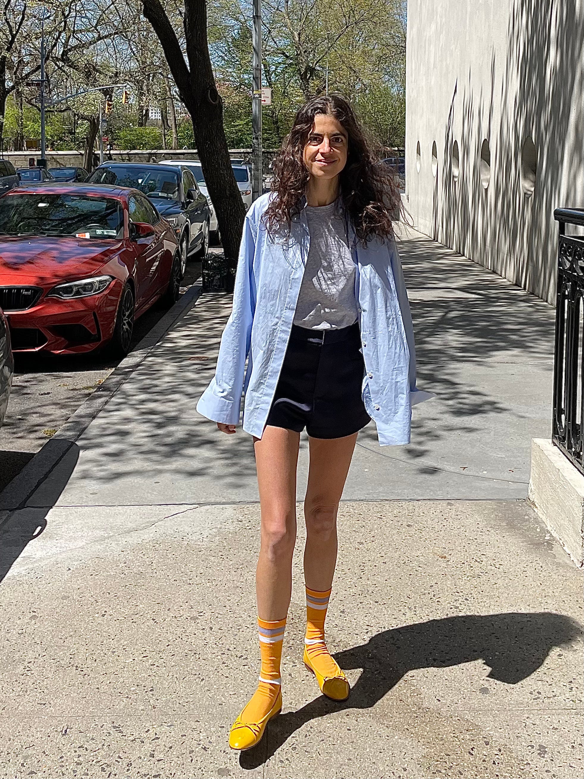 Button down shirt and sale shorts