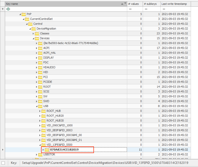 Hklm System Currentcontrolset Control Windows updates and anti-forensics (part 1, USB devices)