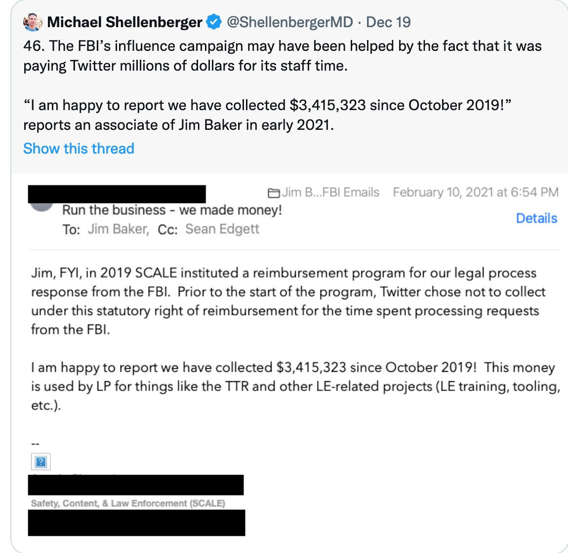 Biden's FBI paid Twitter $200,000 per month to censor specific accounts ...