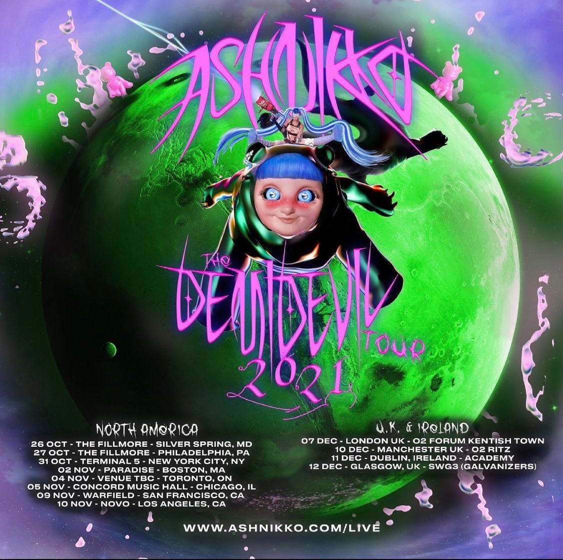 Ashnikko Halloween Concert Review by Ceci Graham