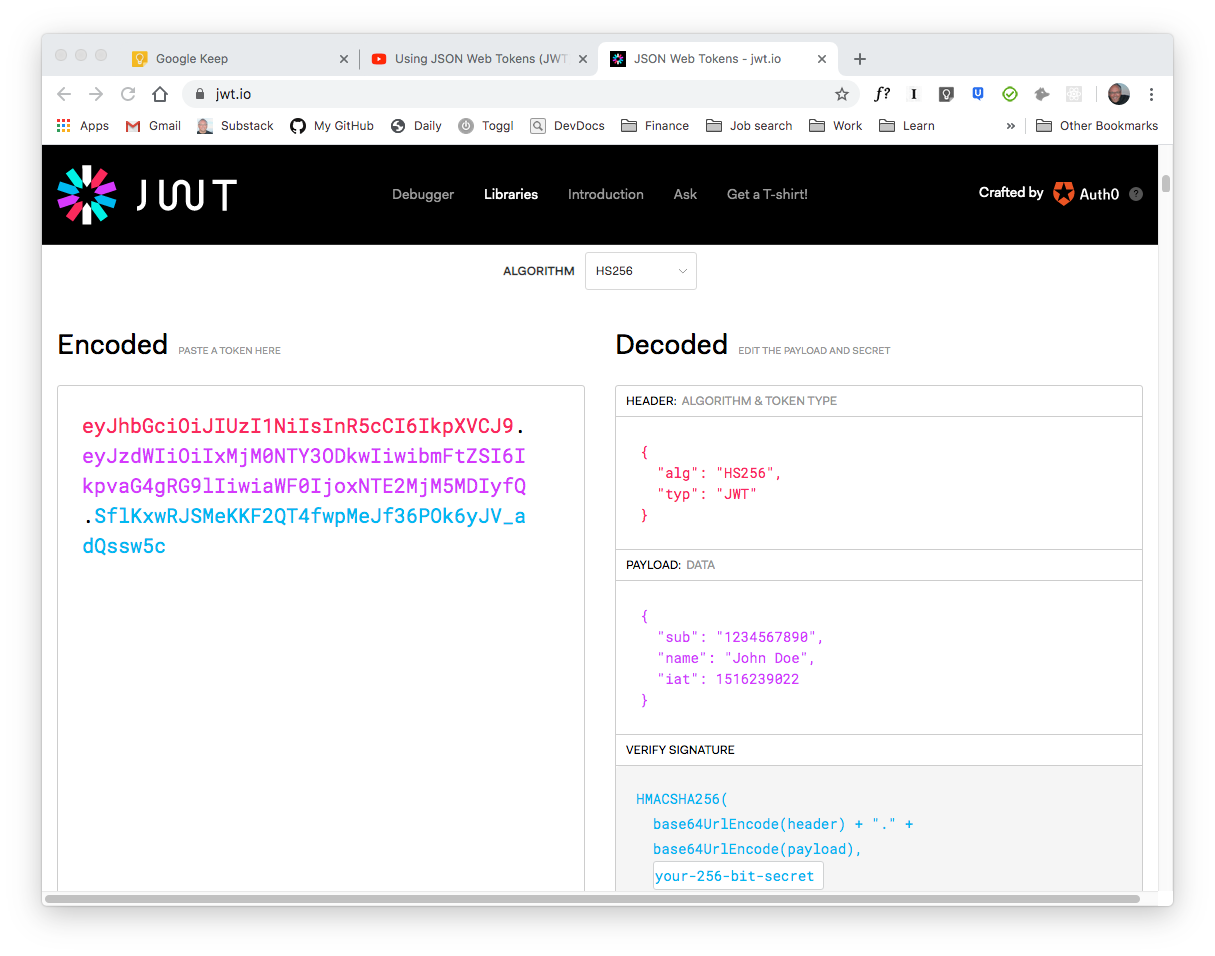 How to use JSON web tokens in an Express application