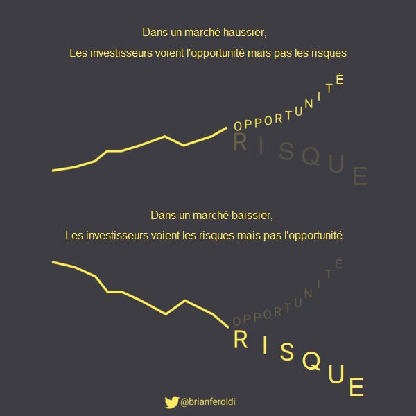 Risque, ou opportunité, that is the question...