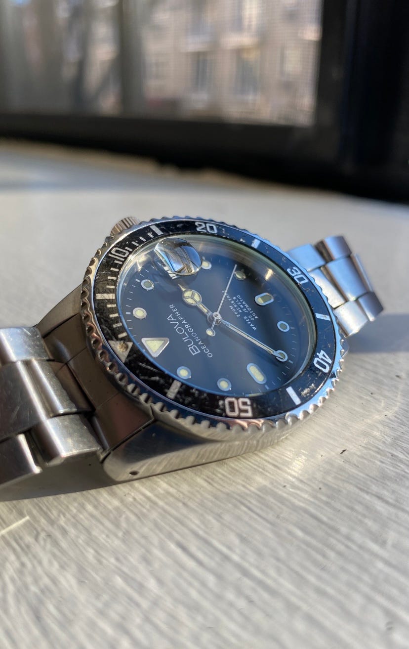 Bulova hotsell submariner homage