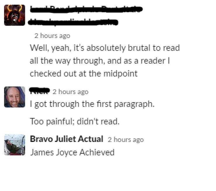 Finnegan’s Business Plan Handwaving Freakoutery