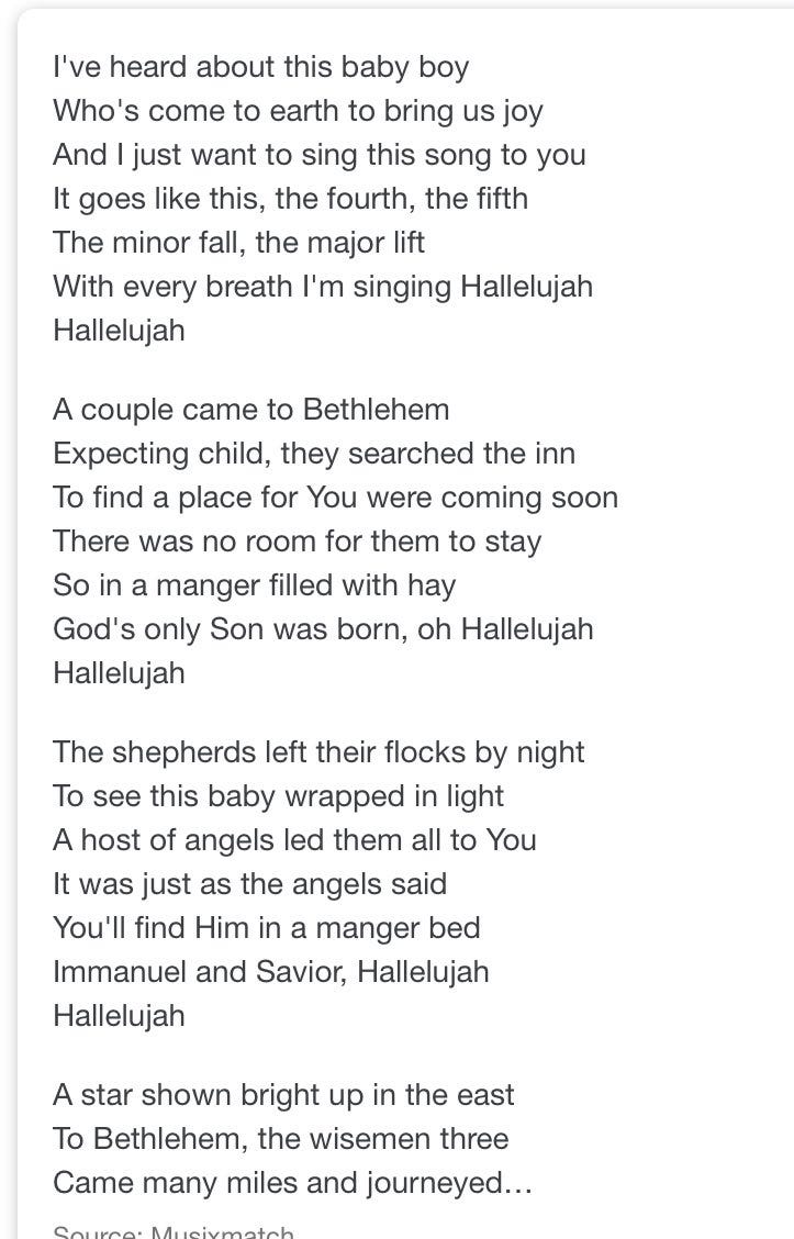 Hallelujah, Hallelujah& Jewish Space Lasers