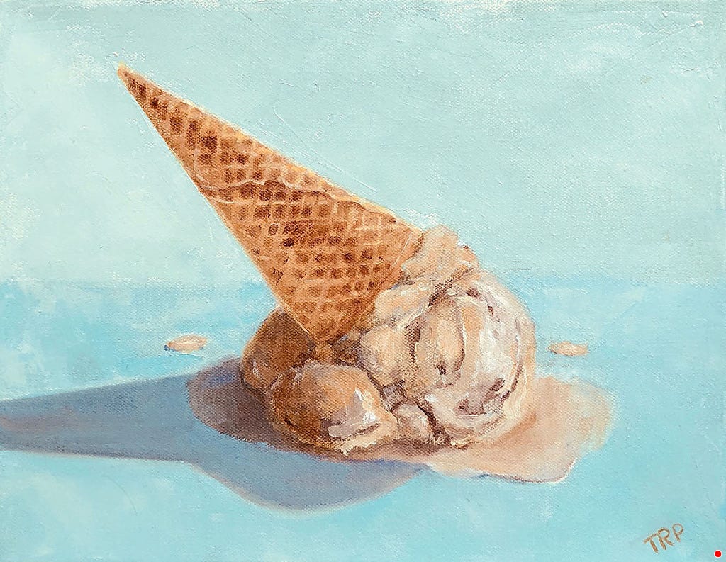 Картина мороженое