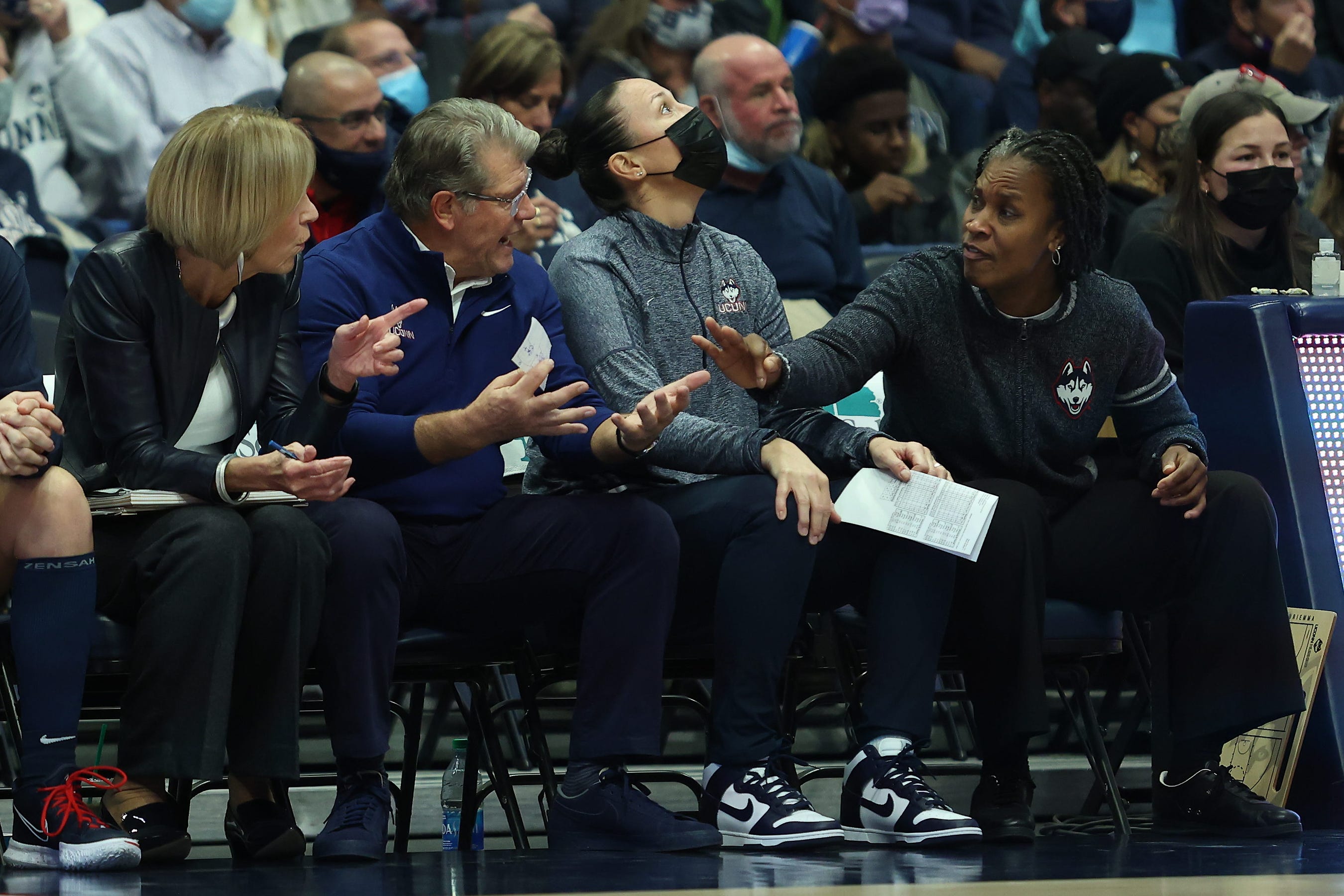 UConn's coaching staff breaks down the