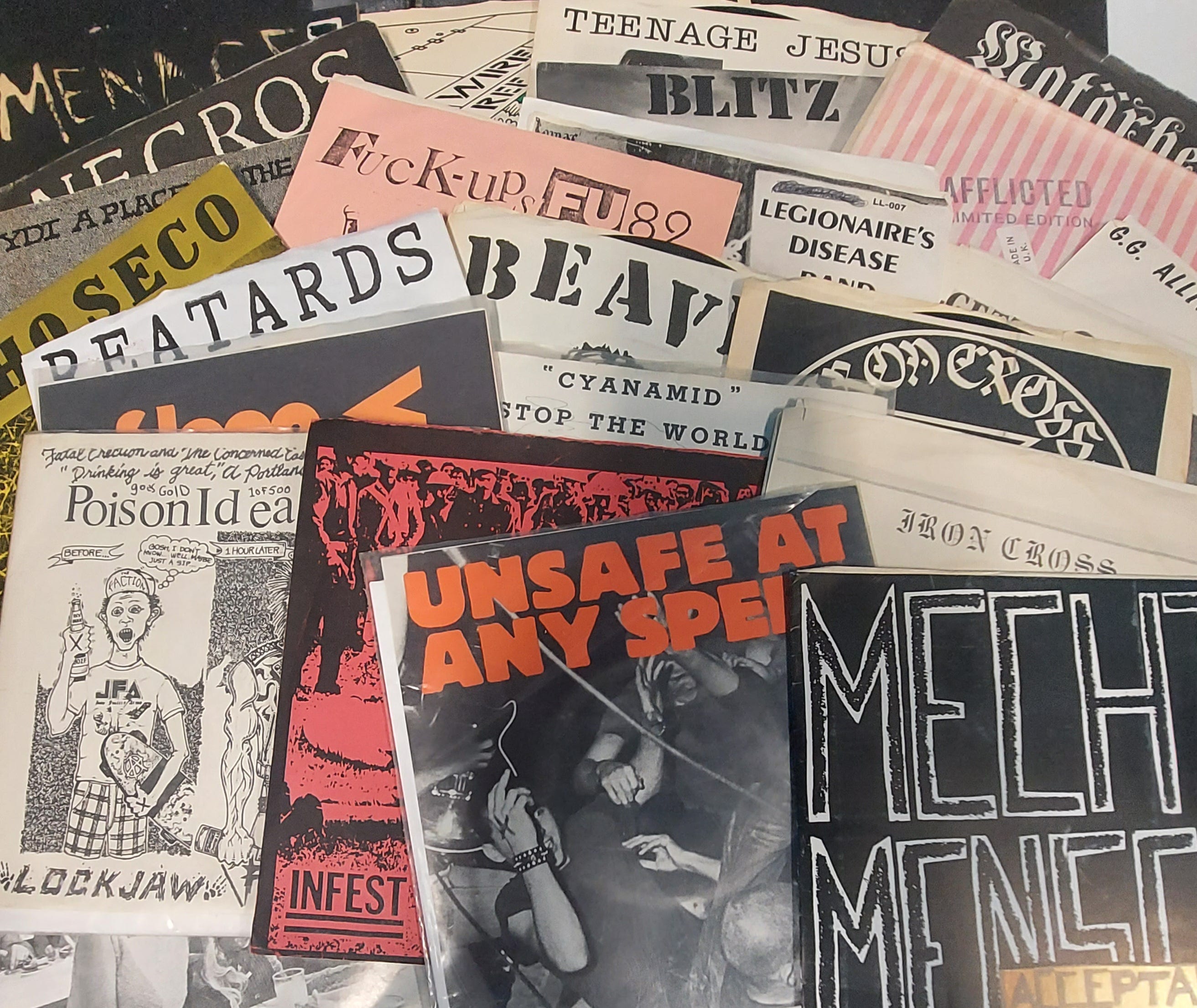 PUNK GOODIES AHOY AT THE MAPLEWOOD RECORD FAIR THIS SUNDAY