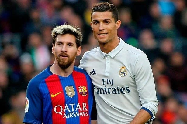 Messi v ronaldo shop