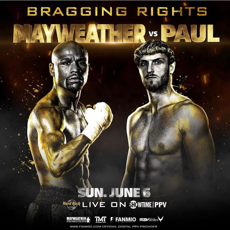Notebook Floyd Mayweather to face Logan Paul in rescheduled