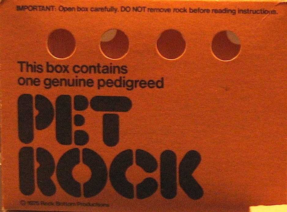 Pet rock cheap gift