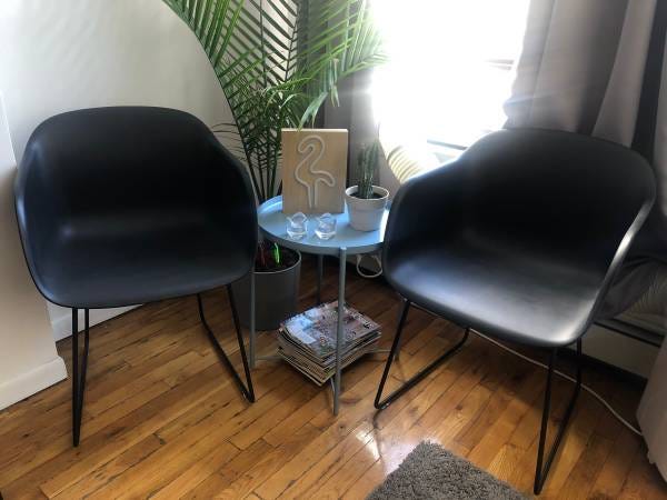 Fiber chair set price deals