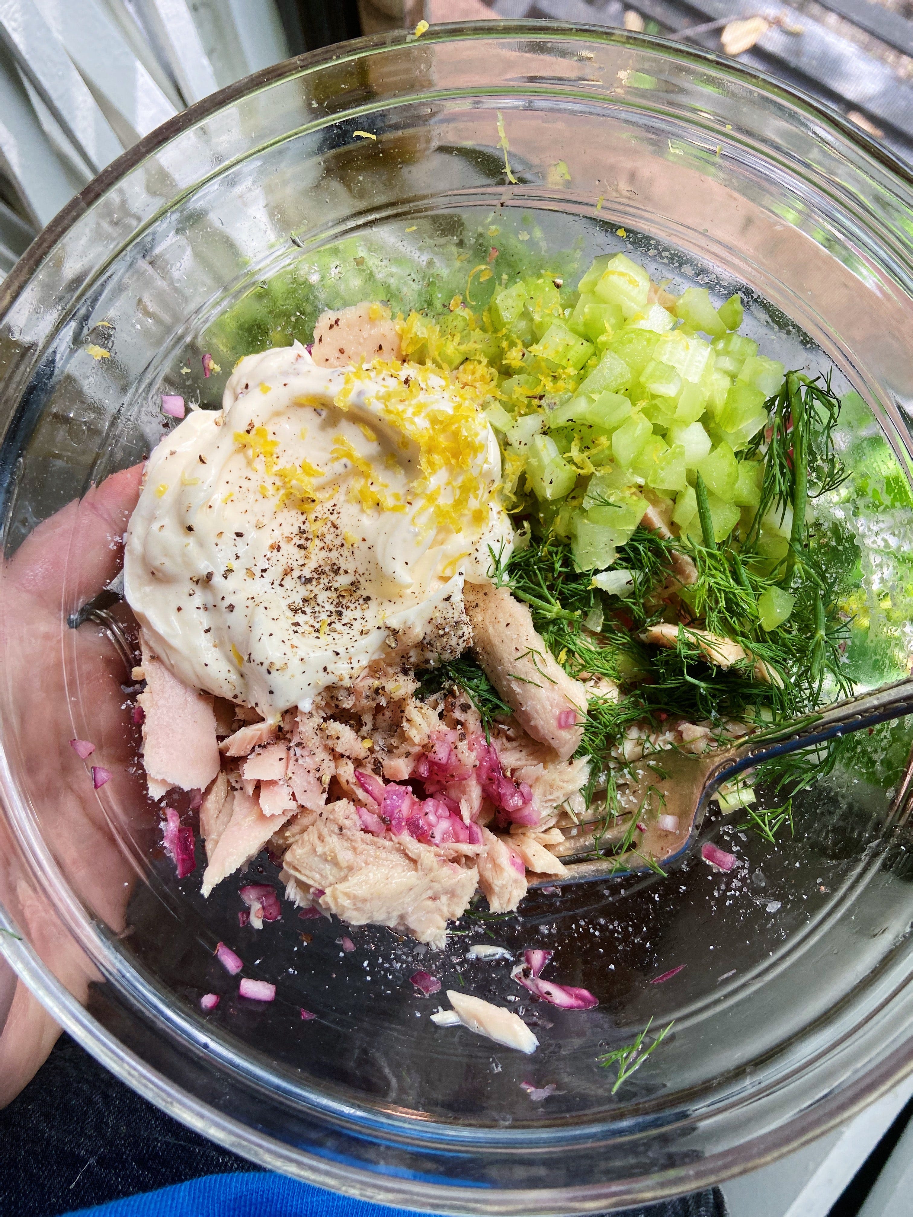 tuna salad salad by Alison Roman a newsletter