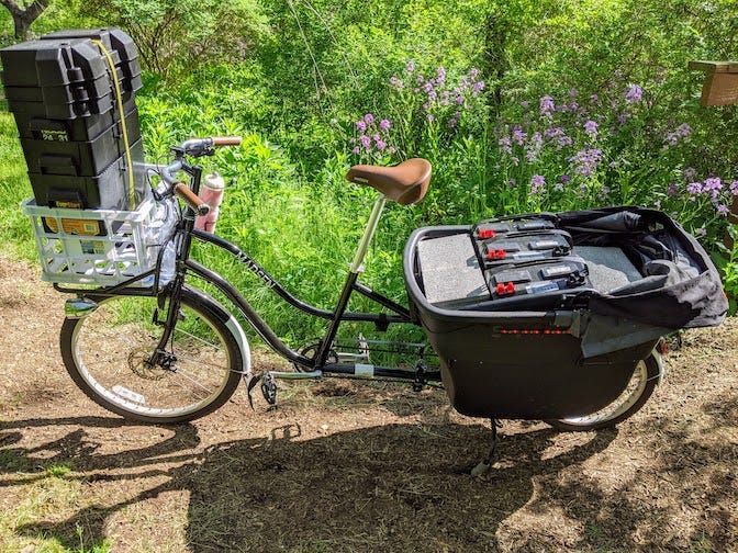 Madsen bucket bike clearance