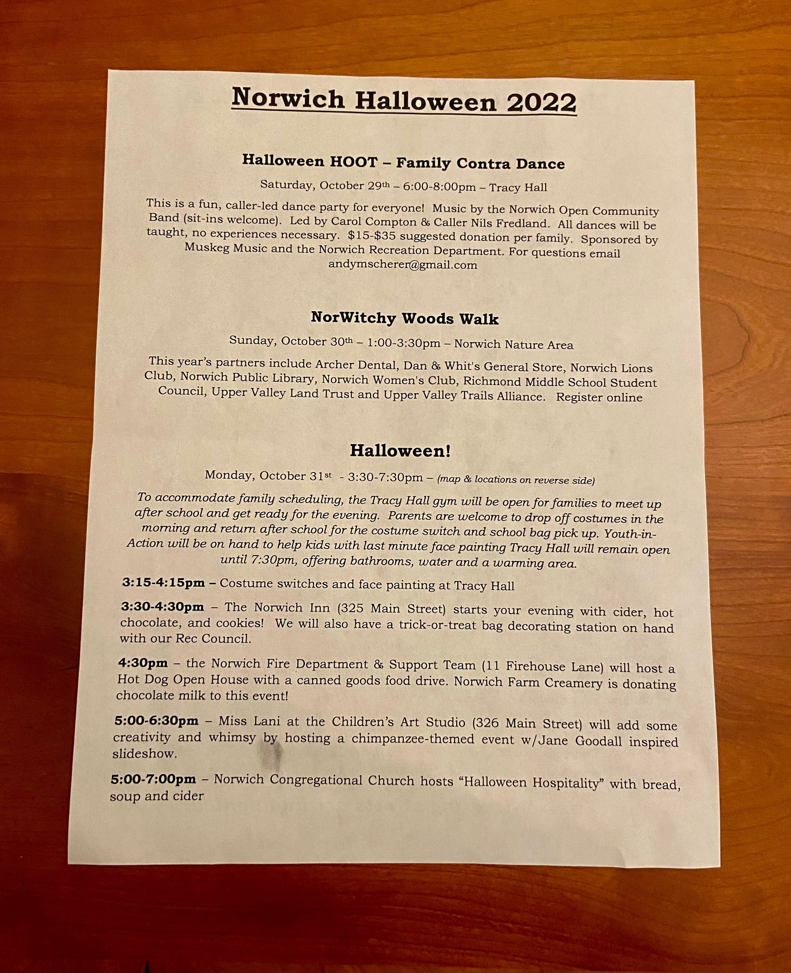 Norwich Halloween events Map 2022