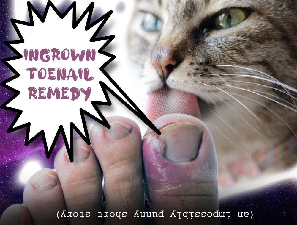 Ingrown toenail on cat sale