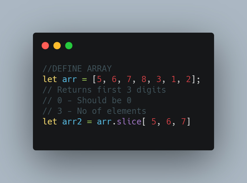What is Slice method? What are its uses? - Dev Intro