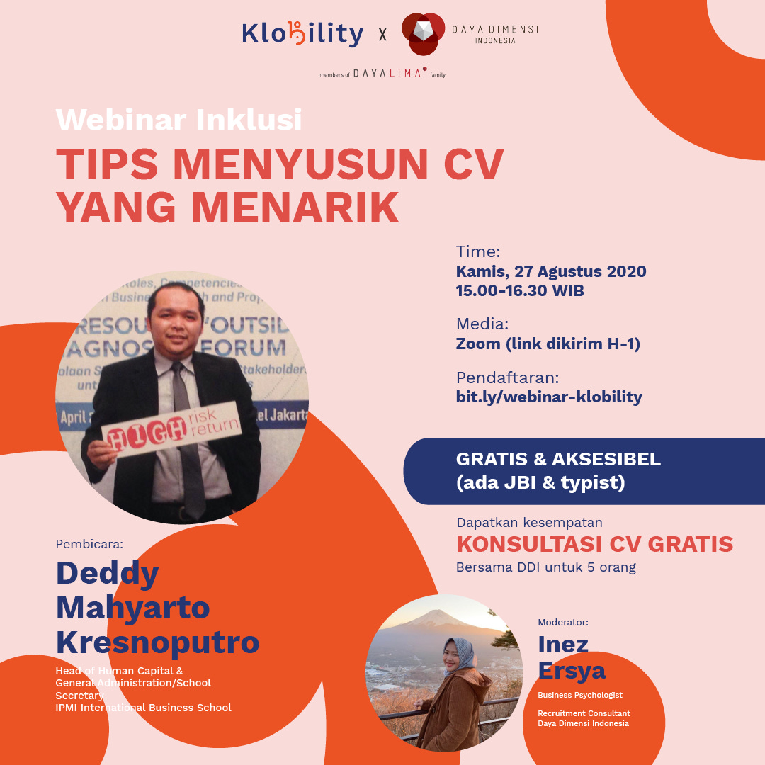 Tips Membuat CV yang Menarik - Kabar Klobility