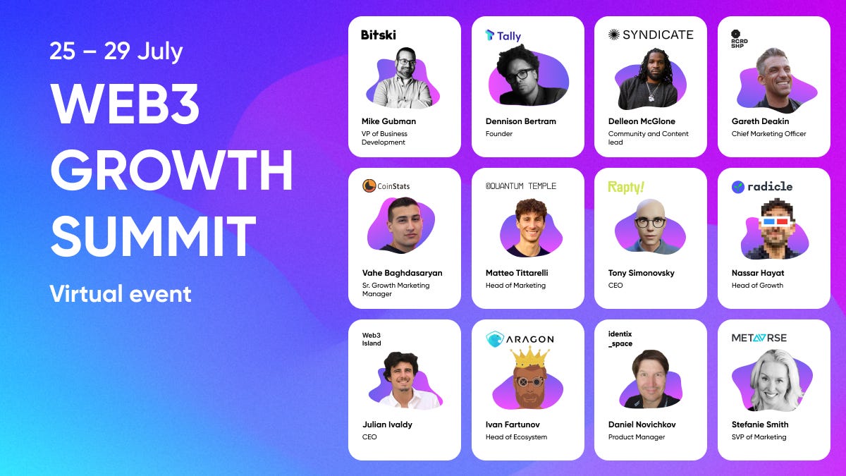 Learn best practices on Web3 growth marketing from Bitski, CoinStats ...