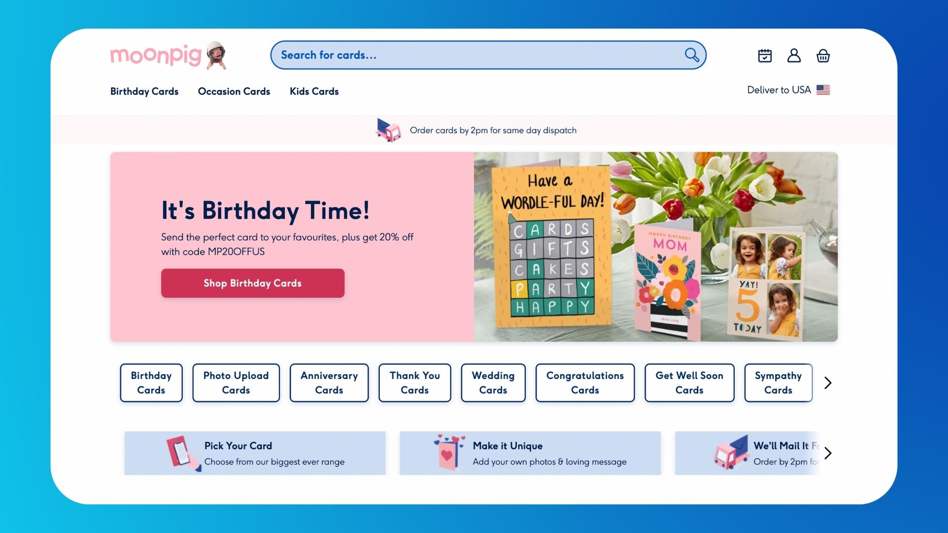 How Would We Personalize Moonpig Based on the "Reminder" Data