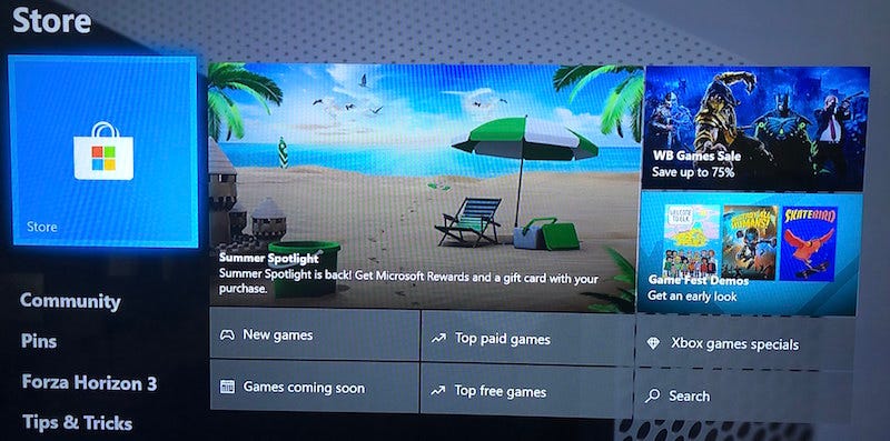 Tabs xbox one amazon hot sale