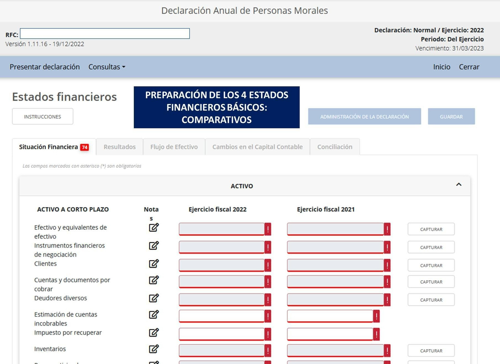 Cambios En La Declaración Anual 2022 0829