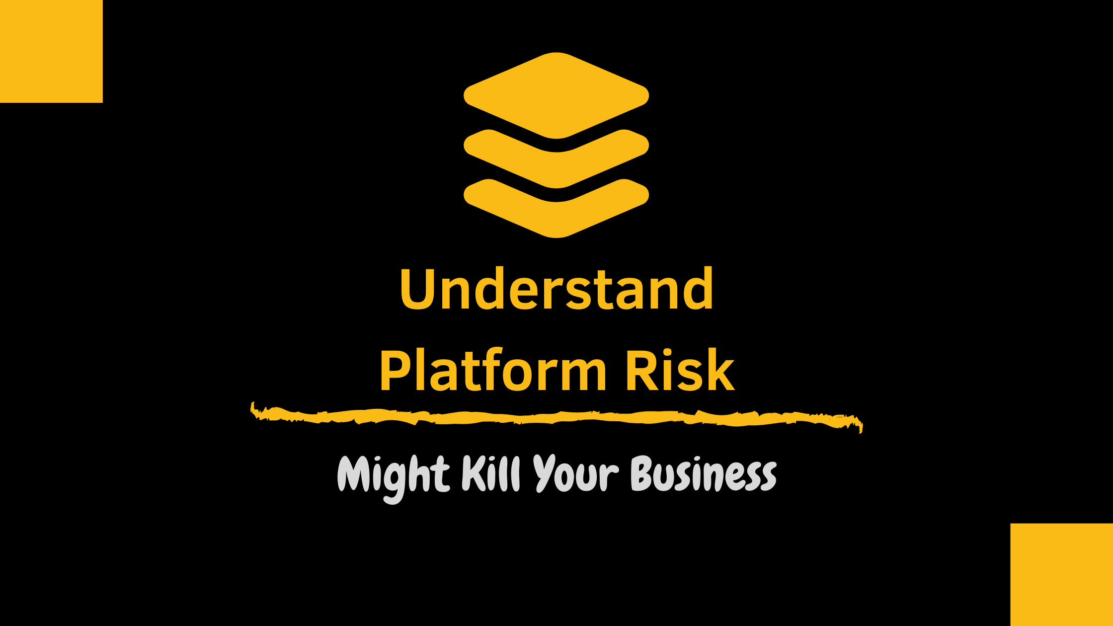 What Is Platform Risk Your Startup Might Be At Platform Risk - by Ankit