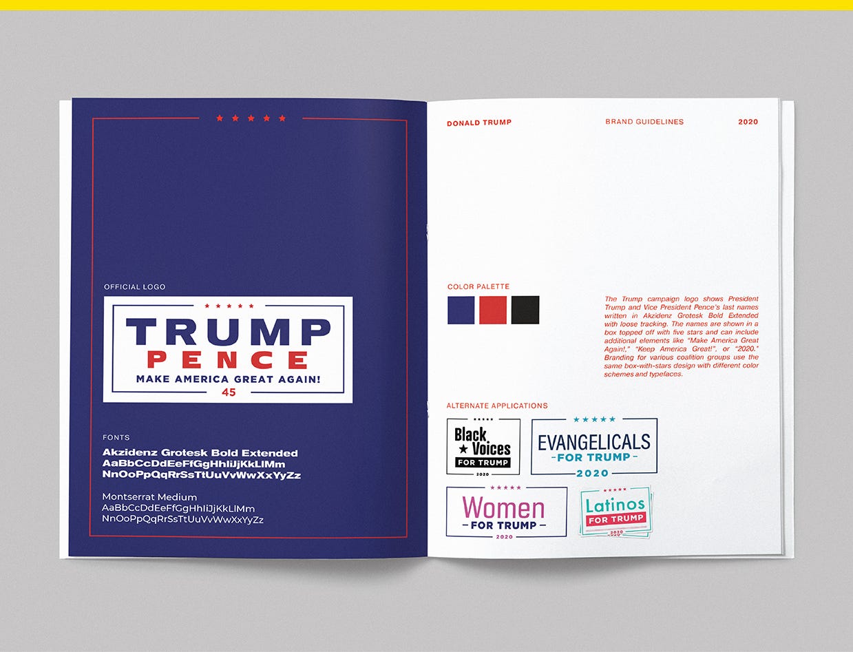 Trump election sale symbol