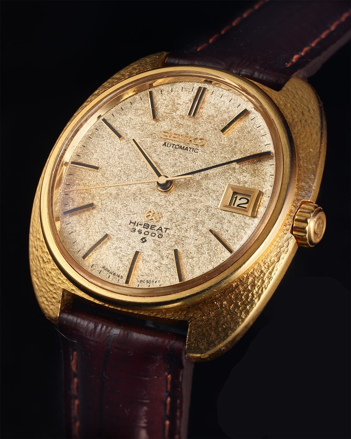 Seiko solid gold best sale watch