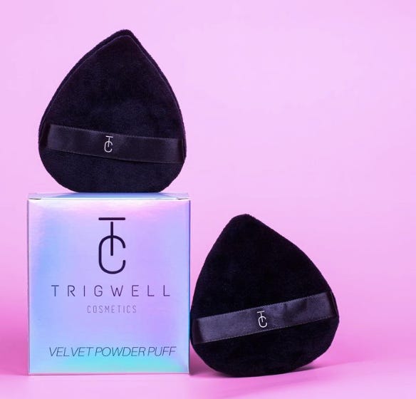 Mac velour powder puff hotsell